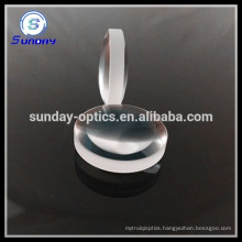 Optical double convex glass lens